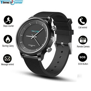 Relojes inteligentes TimeOwner NX03 Reloj inteligente + Reloj de cuarzo Podómetro deportivo Monitor de sueño Llamada SMS Recordatorio Cámara remota SOS Smartwatch YQ240125