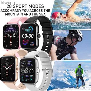 Montres intelligentes Y22 montre intelligente 1.7 pouces HD écran tactile Compatible Bluetooth réponse appel IP67 étanche Push surveillance de la fréquence cardiaque Smartwatch YQ240125