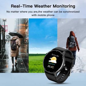 Smart Watches ZL02D Mannen Smart Horloge Volledig touchscreen Sport Fitness Tracker IP68 Waterdichte Bluetooth Smartwatch voor Mannen Vrouwen Smartphone 2023L2401