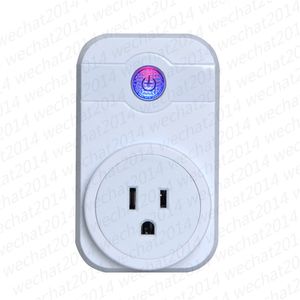 Interruptor de enchufe de Wifi inteligente CN UK EE. UU. Enchufe de la UE Interruptor de sincronización de salida de enchufe de control remoto para automatización inteligente del hogar
