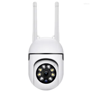 Caméra de Surveillance Wifi intelligente, Vision nocturne polychrome d'intérieur, sécurité domestique sans fil