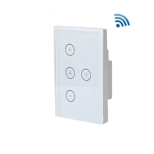 Commutateurs d'éclairage Accessoires Commutateur Commutateur Wifi intelligent pour la lumière du ventilateur Compatible avec le contrôle de la vie à la maison