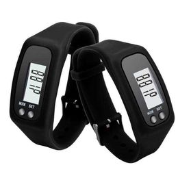 Slimme polsbandjes Wandelafstand Horloge Calorieteller Digitaal Draagbaar Natuurwandeling Stappenteller Accessoires Sport Elektronische slimme armband HOE=TSELL31W