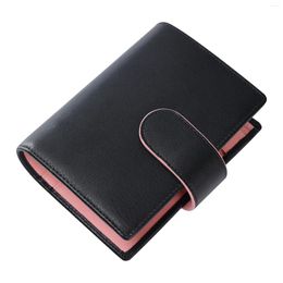 Planificateur de budget de poche SmartFee A7 Bondurs de planer Soft Nappa Nappa Gentine Leather Organizer Notebook Agenda