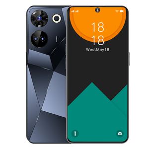 Smartphone plein écran double Sim 1T Android Smart 10 Core 8000mah 4G Face ID déverrouillage