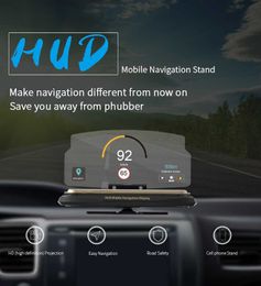 Smartphone-projector HUD Head Up Display Houder Auto GPS Navigator Mount Stand Phone Holder