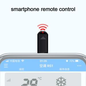 Smartphone afstandsbediening ir blasters type c usb voor lichte universele slimme infrarood -app -besturingsadapter voor tv -airconditioner