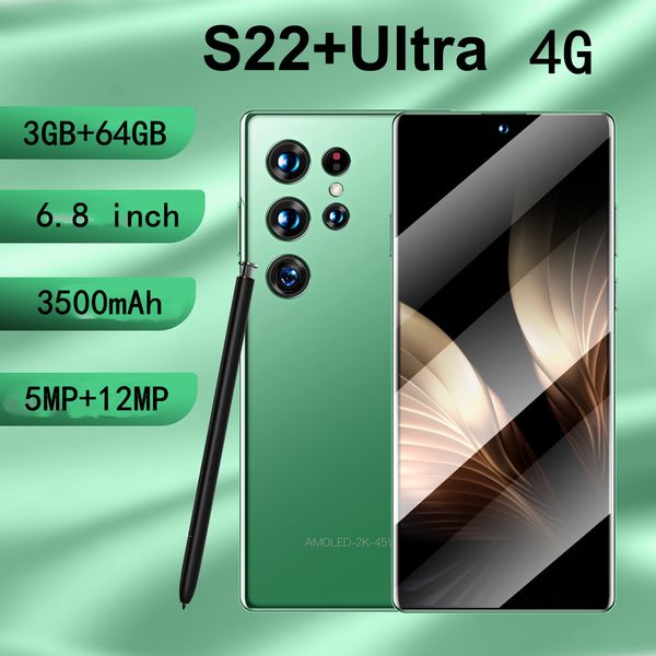 Smartphone S22 ULtra 6,8 pulgadas 5MP sistema Android 113RAM 64ROM