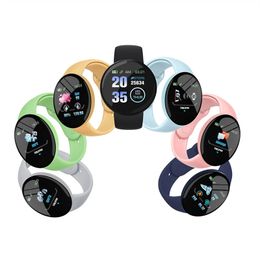 Smartwatch 1.44 écran rond plusieurs modes de sport fréquence cardiaque pression artérielle surveillance du sommeil contrôle de la musique Bracelet intelligent D18s