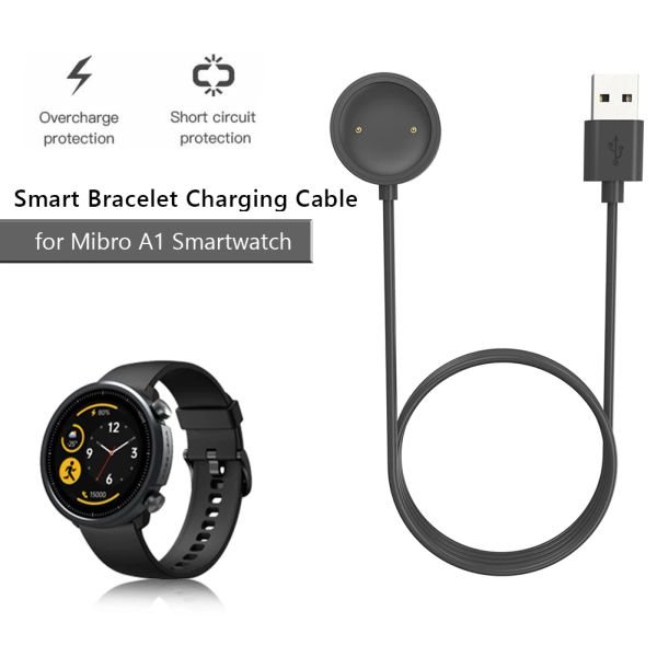 Smartwatch Chargeging fil magnétique chargeur cordon de cordon de cordon de charge de charge de charge rapide accessoires de base pour mibro a1 smartwatch