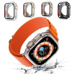 Smartwatch pour Apple Watch Ultra 2 Series 9 49mm Smart Watch Marine Smartwatch Sport Watch Wireless Charging Box Box Couverture de couverture de protection