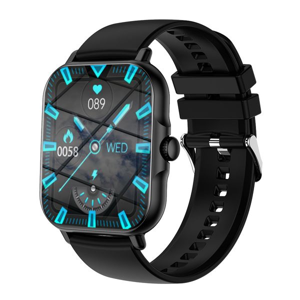 Reloj inteligente Frecuencia cardíaca Presión arterial Monitor de salud Rastreador de sueño Oxígeno en sangre Paceómetro Pantalla de 1,83 pulgadas J15 Reloj de pulsera inteligente IPX7 Banda portátil impermeable