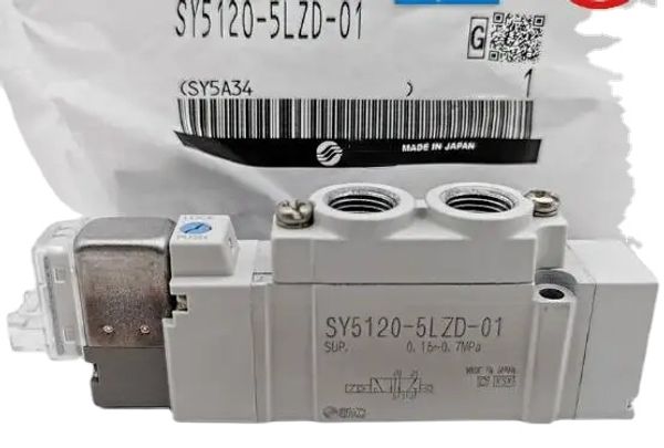 SMC SY5120-3LZD-01 SY5120-4LZD-01 SY5120-5LZD-01 SY5120-6LZD-01 Salve solénoïde pneumatique 0,15-0.7MPA fabriqué au Japon réalisée