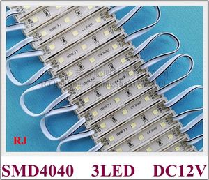 Module d'éclairage LED SMD 4040 pour lettre de canal de signe IP65 époxy étanche DC12V SMD4040 3 led 1W 100lm 64mm * 9mm haute luminosité
