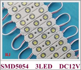 SMD 5054 LED-lichtmodule Injectie Super LED-lichtmodule voor tekenkanaalletter DC12V 70mm * 15mm * 6mm SMD5054 3 LED 1.5W