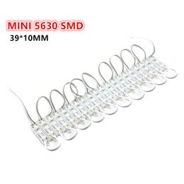 Module d'éclairage à 3 LED SMD 5630, 39x10mm, Mini Module pour panneau, DC12V, étanche, modules LED SMD super lumineux, blanc froid/blanc chaud