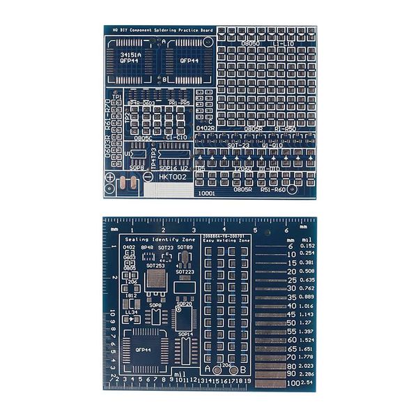 SMD Composant Welding Practice Board DIY Kit Skill Training Board LED Transistor Set Practice