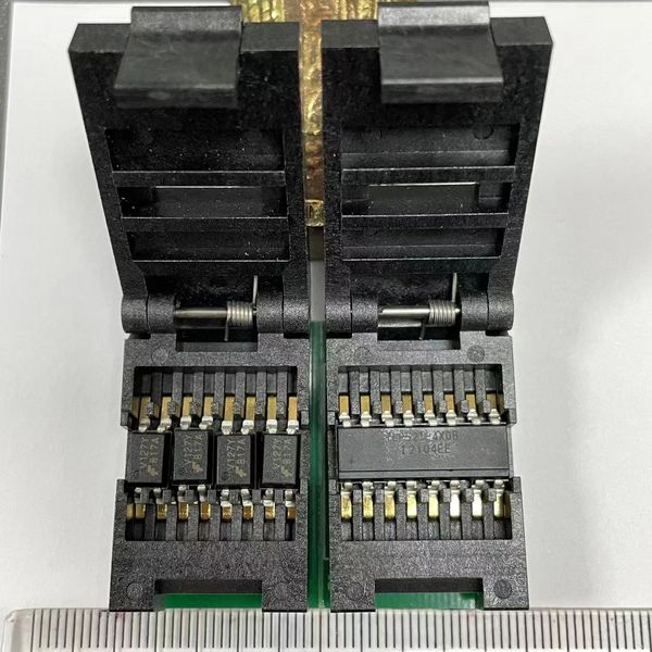 Prueba y quemadura de SMD16Pin IC en paso del zócalo 2.54m m para el transistor TS2502L-4