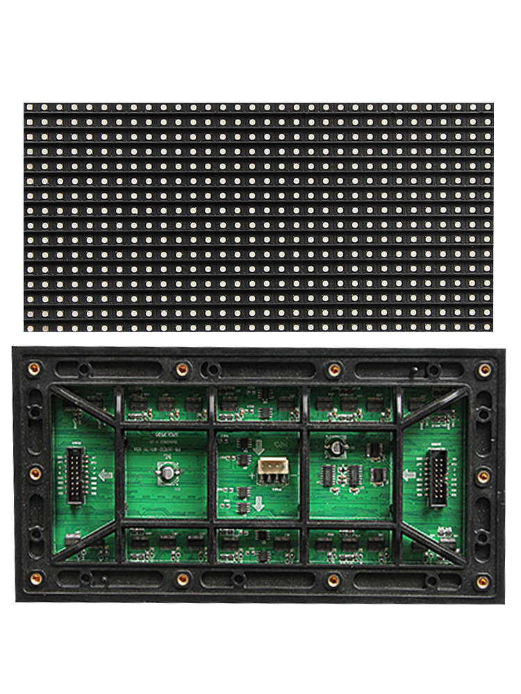 SMD2121 Yüksek Yenileme Hızı P8MM LED Reklam Ekran Paneli P1 667 P2 P3 P4 P5 P6 P7. 62 P8 P10 İç Mekan 256 * 128 mm Modül