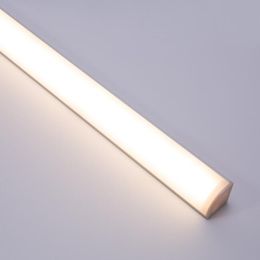 COB 528LED/M 15W/M DC24V Luz de la barra LED con forma de aluminio de 16x16 mm Cubierta de PC de aluminio