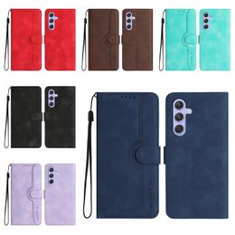 Glimlach zakelijke portemonnee hoesjes voor Samsung A35 A55 One Plus 12 ACE 2V 11 Google Pixel 8 Pro 8A Moto G14 G54 G84 Edge 40 Neo 5G lederen huidgevoel kaartsleuf flip cover houder etui