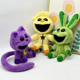 Critters souriants en peluche, jouet de dessin animé, lapin Aminal, chat, chien, ours, poupée mignonne et douce, cadeau d'anniversaire pour enfants