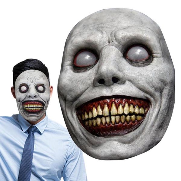 Máscara de demonio sonriente para fiesta de Halloween