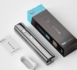 SMILING SHARK mini banque d'alimentation portable étanche IPX6 avec lumière LED éblouissante G3, peut être utilisée comme chargement USB flash, adaptée aux téléphones iPhone