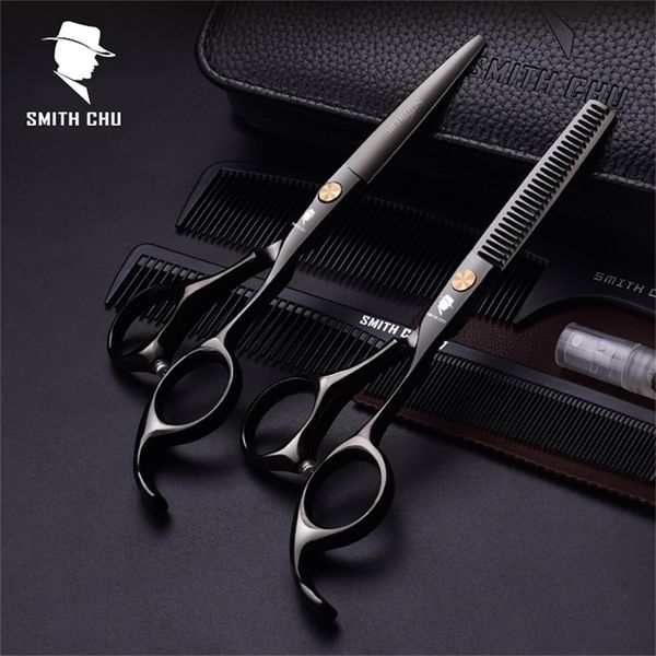 Smith Chu Hair Tijeras Peluquería profesional Corte de alta calidad Tijeras de adelgazamiento Tijeras Peluquería Maquinilla de afeitar 220317