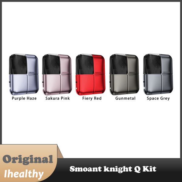 Kit Smoant Knight Q Batterie intégrée de 1000 mAh Pod Knight Q de 3 ml adapté à la bobine de la série P 0,6 Ω/0,8 Ω/1,0 Ω Système de contrôle du flux d'air inférieur