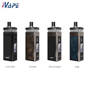 Smoant Pasito II Kit 2500mAh 80W 6ml Pod TFT-scherm Top Verstelbare luchtstroom Type-C Opladen Zinklegering Leerontwerp