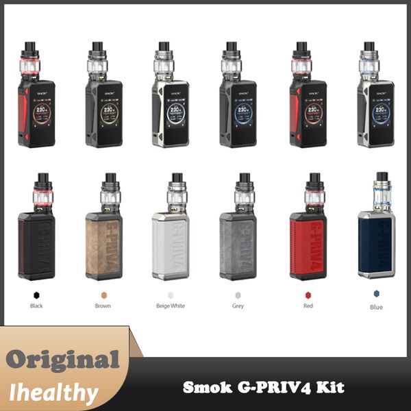 SMOK G-PRIV 4 Kit 230W mod 6.5ml TFV18 Mini Tank Compatible con TFV18-Mini Coil Alimentado por baterías duales 18650