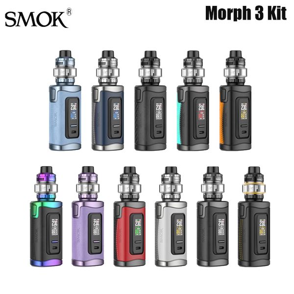 SMOK Morph 3 Kit 230W VW/TC Box MOD Vape avec réservoir T-Air Sub Ohm de 5ML adapté au vaporisateur de cigarette électronique à bobine TA Original