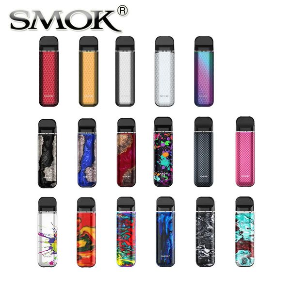 Kit SMOK NOVO 2 Système de dosettes activé par tirage intégré 800 mAh avec cartouches de dosettes MTL Mesh 1,0 ohm DC 1,4 ohm de 2 ml