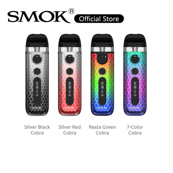 Smok Novo 5 Pod Kit Batería incorporada de 900 mAh Sistema de modos de activación dual Dispositivo Vape con cartucho Novo5 Meshed 0.7ohm MTL 100% auténtico