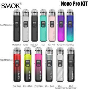 SMOK Novo Pro Pod-systeemkit 30W 1300mAh-batterij geschikt voor 3ml Novo Pod Clear Mesh 0,8ohm / 0,6ohm voor DTL / RDL / MTL Vaping E-sigaret Authentiek