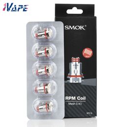 SMOK RPM Vervangingsspoel 5-delig Variatiepakket Meerdere weerstanden Mesh en Triple Coil Opties Compatibel met RPM40 Pod Kit