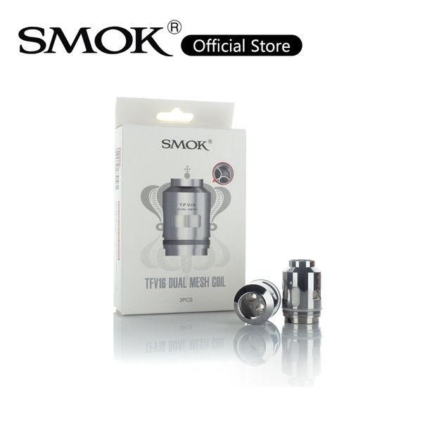 Bobine Smok TFV16 0,17 ohm 0,12 ohm Bobines de remplacement à double maille pour kit Mag P3 100% authentique