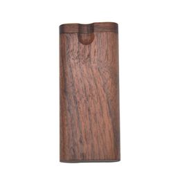 Accesorios para fumar, kit de pipa de tabaco de dugout de madera natural, combo de caja de madera con cerámica, cajas de cigarrillos para fumar, accesorio de dugout