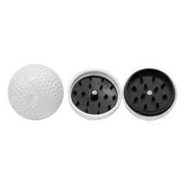 accessoire fumée CHROMIUM CRUSHER Broyeurs en métal Broyeur à fumée en plastique en forme de golf de 43 mm de diamètre pour dab rig Bong