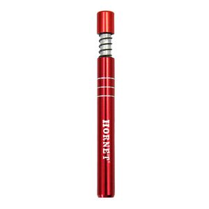 tubería de accesorios de humo shisha shisha vape pluma de 82 mm de metal de metal snuff tabaco fumar cigarrillo dugout una tubería Hiiter mezcla de color al por mayor dab rig bong