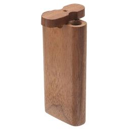 Accessoire de fumée Portable, fumée de bois, tabac, verre assorti, boîte à tuyaux à un frappeur, couvercle rotatif magnétique, étui à cigarettes LL