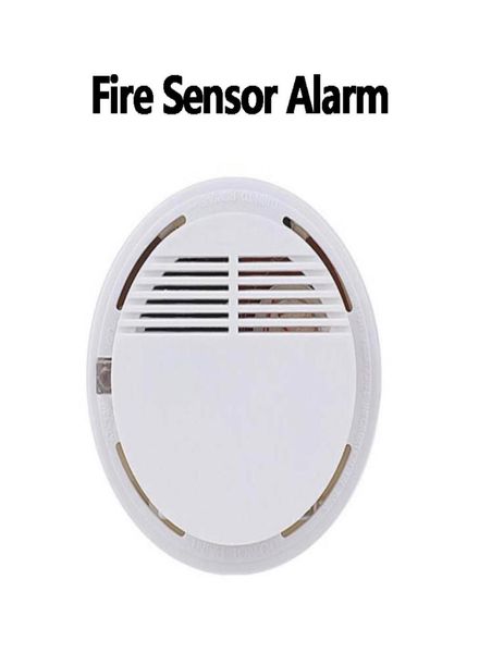 Detector de humo Sistema de alarmas Sensor Alarma contra incendios Detectores inalámbricos independientes Seguridad para el hogar Alta sensibilidad LED estable 85DB 9V Batte6820304