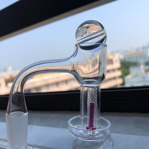 Fumée Pleine Soudure Bord Biseauté Terp Slurper Quartz Banger Clous Avec Pilier Et Perle Suitfor Bongs D'eau En Verre