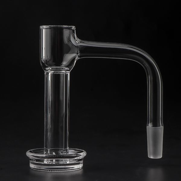 Banger à quartz Terp Slurper à soudure complète avec clous à bord biseauté à fond transparent pour plates-formes Dab Bongs en verre accessoires somking magasin de fumée