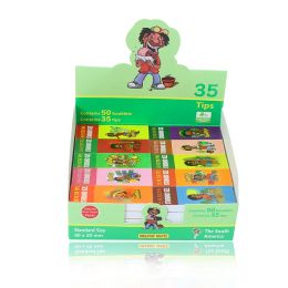 rookkit rollend papier tips 50 boekje per doos bruine natuurlijke papieren filtertip roken accessoires