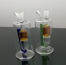 Tuyaux de fumée Narguilé Bong Verre Rig Huile Eau Bongs Bouteille de narguilé en verre à circulation irrégulière