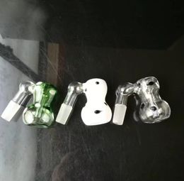 Tubos de humo Hookah Bong Glass Rig Oil Water Bongs Adaptador externo de calabaza de punto colorido (1)