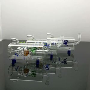 Tuyaux de fumée Narguilé Bong Verre Rig Huile Eau Bongs Nouveau Tube Carré Fil Filtre Eau Fumée Bouteille