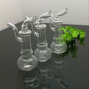 Tuyaux de fumée Hookah Bong Glass Rig Oil Water Bongs Transparent Portable Glass Water Smoke Bottle